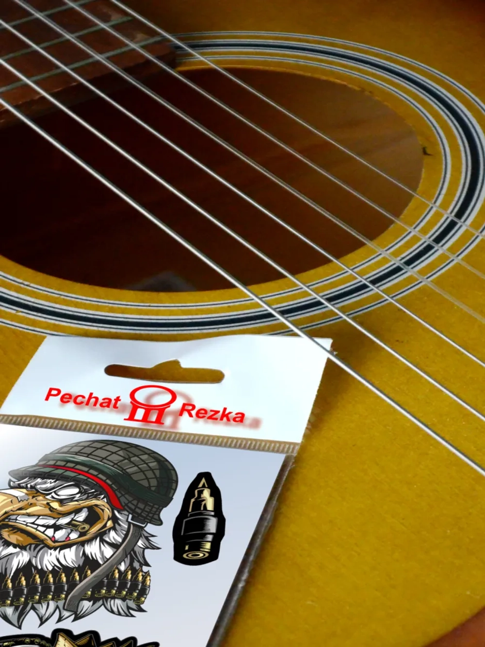 Стикеры - Злой Орёл и Носорог с пулями