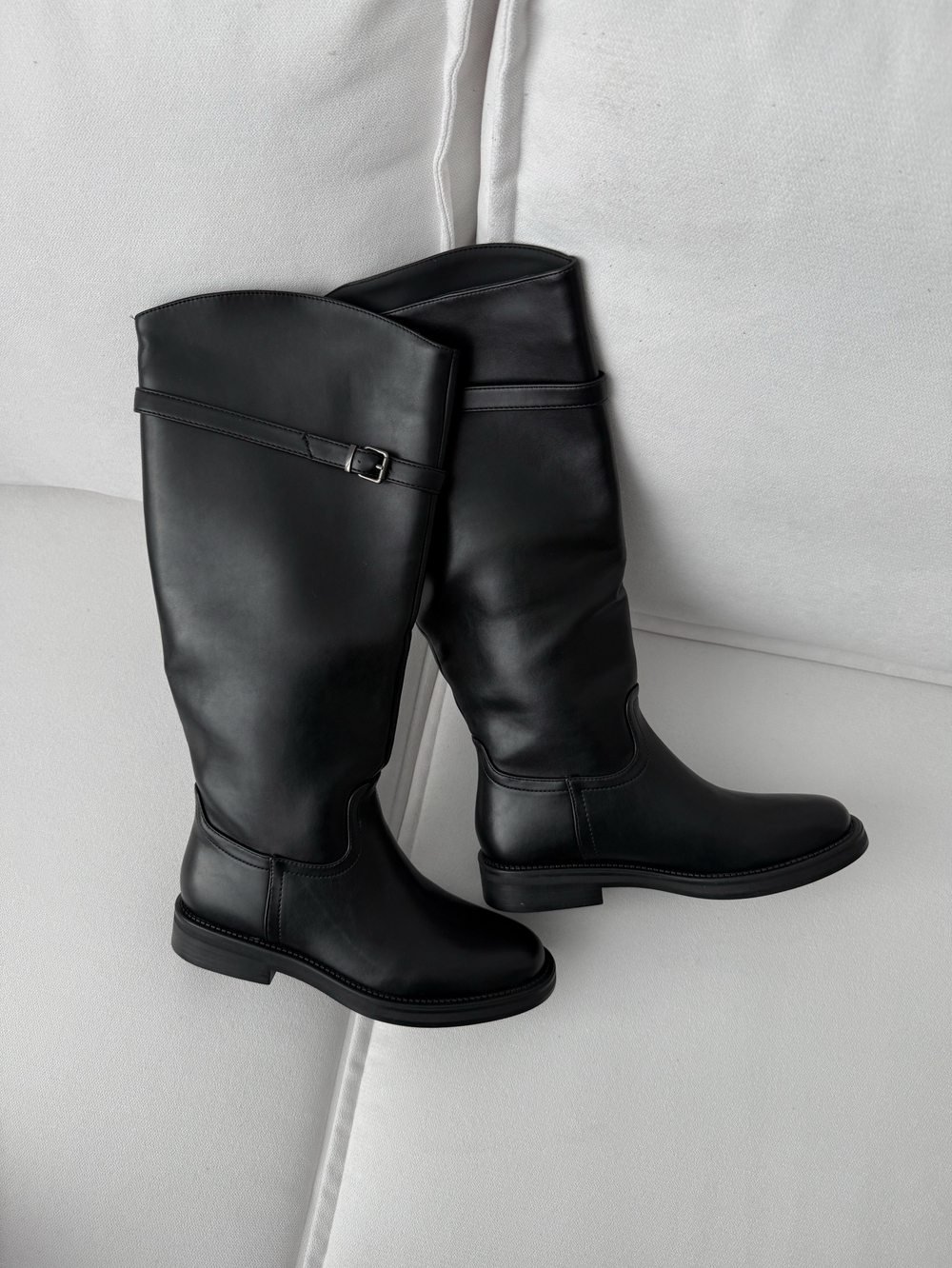 Сапоги из эко кожи