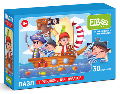 Пазл 30эл. "Приключения пиратов" (El`BascoKids)