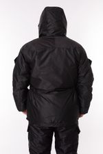 Зимний костюм для охоты и рыбалки ONERUS "Горный -45" (Таслан, Черный) Полукомбинезон