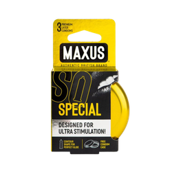 Презервативы Maxus Special, точечно-ребристые в металлическом кейсе