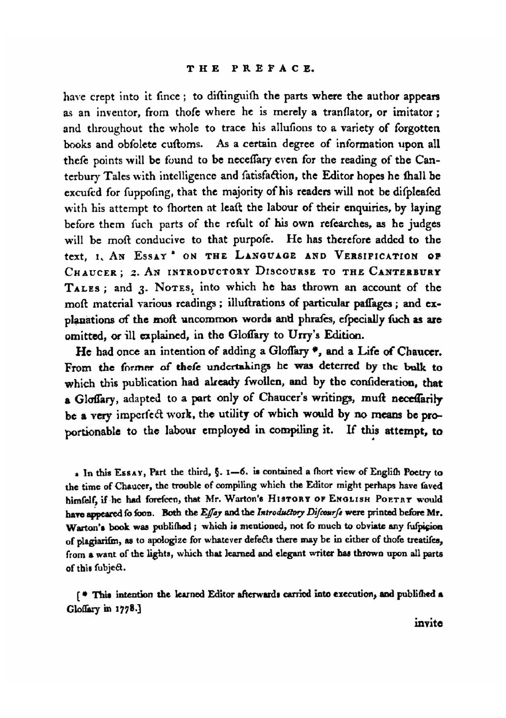 The Canterbury Tales of Chaucer. To which are Added an Essay on His Language and Versification, and an Introductory Discourse Together with Notes and a Glossary. Volume 1 | T. Tyrwhitt; G. Chaucer