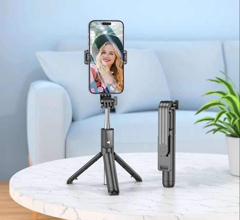 Монопод-штатив Borofone BY11 (selfie stick)селфи палка для телефона с пультом Bluetooth