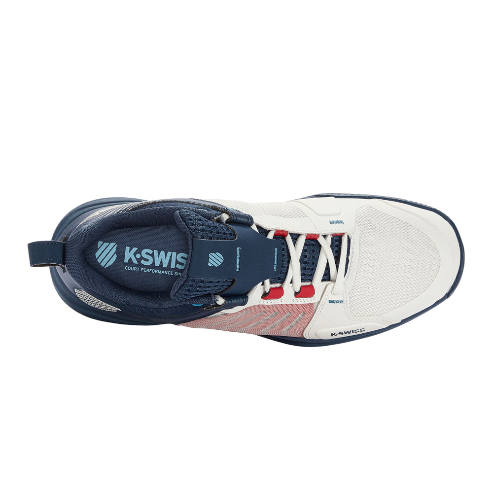 Мужские теннисные кроссовки K-Swiss Ultrashot Team All Court Shoe Men - White, Dark Blue