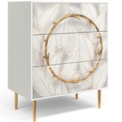 Комод Арт Стайл с 3 ящиками Стайл Айс Амбер