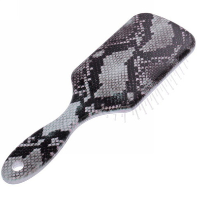 Расческа массажная «Beauty Top», принт змея, Размеры расчески 17,5*5,5см; длина зубчиков 1,5см