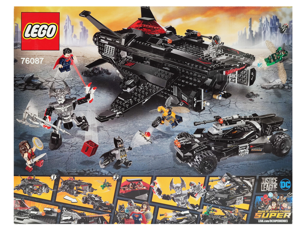 Конструктор LEGO 76087 Атака Бэтмобиля по воздуху