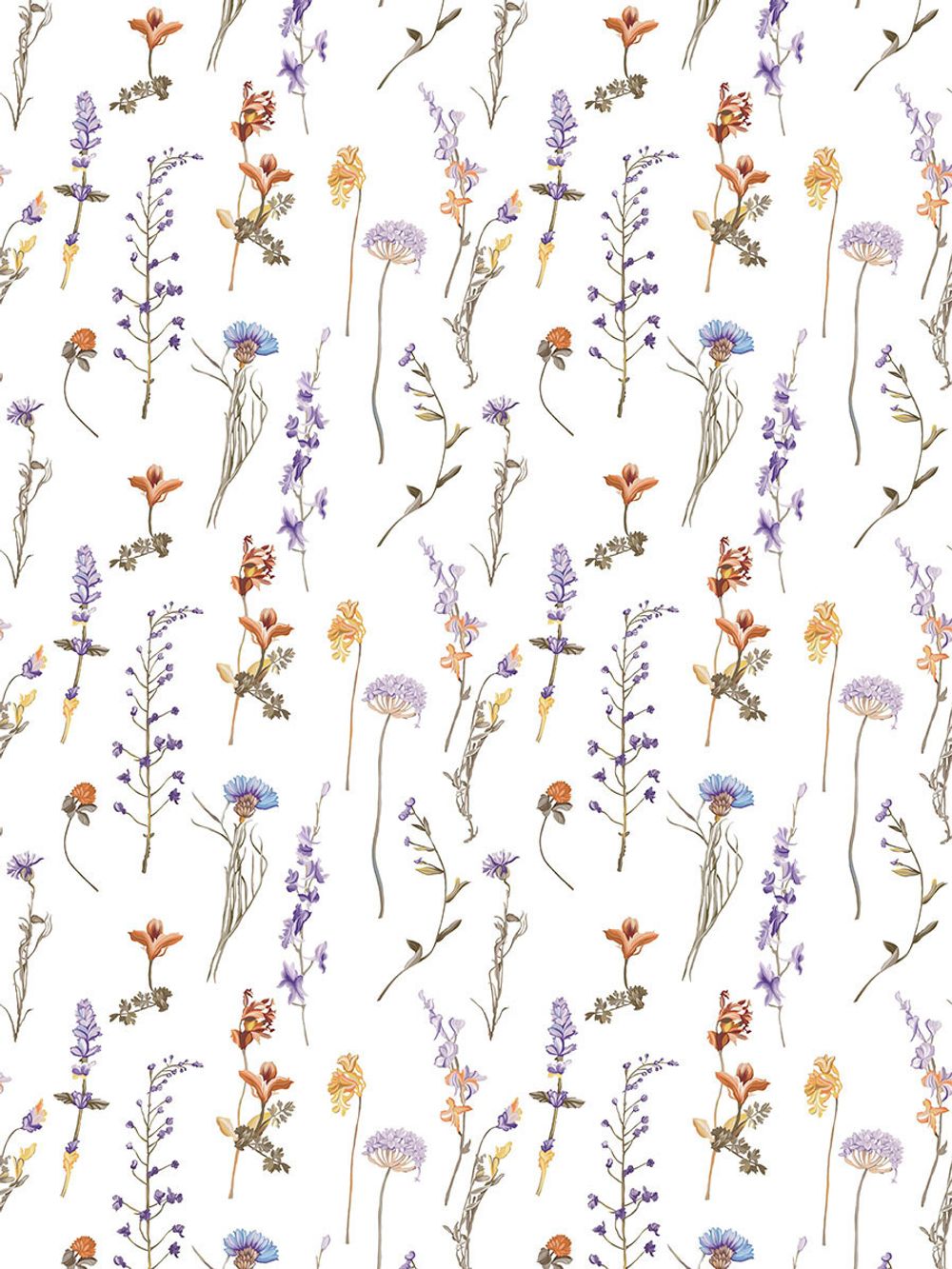 Наволочка комплект 2шт перкаль Сказка "Флора" 50x70 см на молнии