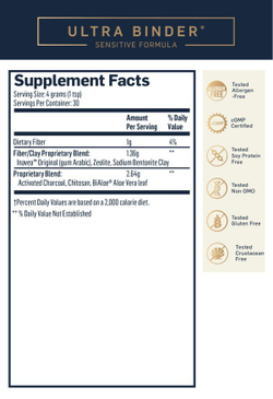 Ultra Binder Sensitive Formula 120 гр Quicksilver Scientific