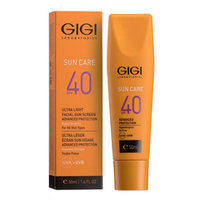 Солнцезащитный крем SPF40 GiGi Sun Care Ultra Light Facial Sun Screen Advanced Protection 50мл