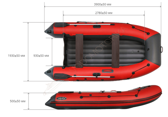 Лодка надувная REEF 390НД Тритон
