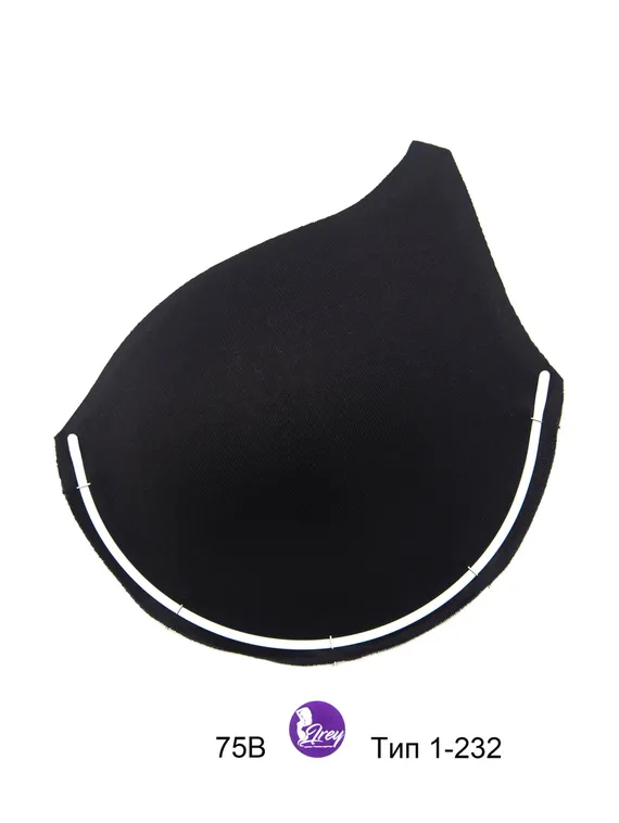 Чашки спейсер АМ-01, 75В-80А-70С-65D, черный 170