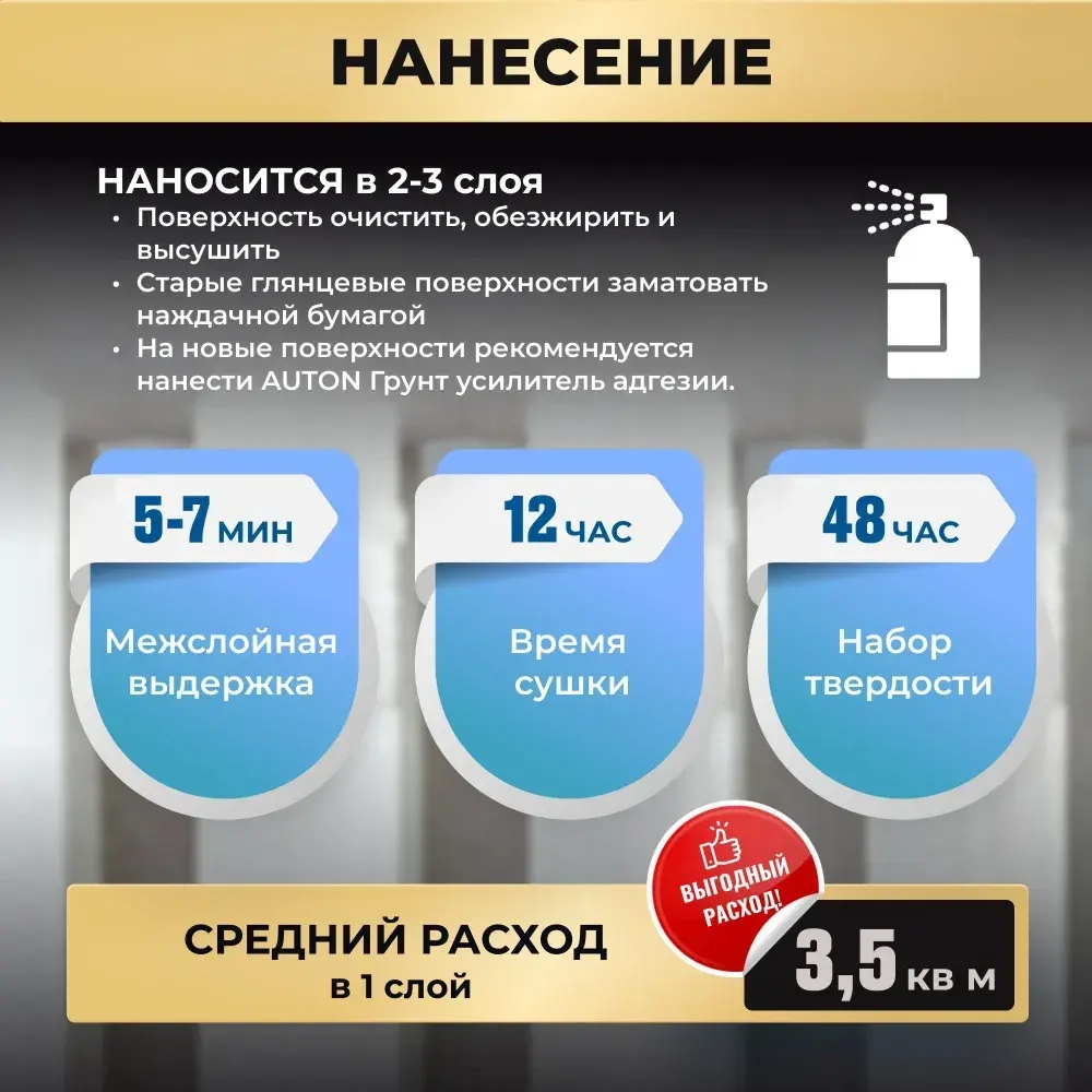 DETON SPECIAL  Аэрозольная эмаль алкидная для Радиаторов отопления Белая 520 мл