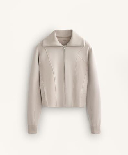 Oysho Куртка с высоким воротником, серый