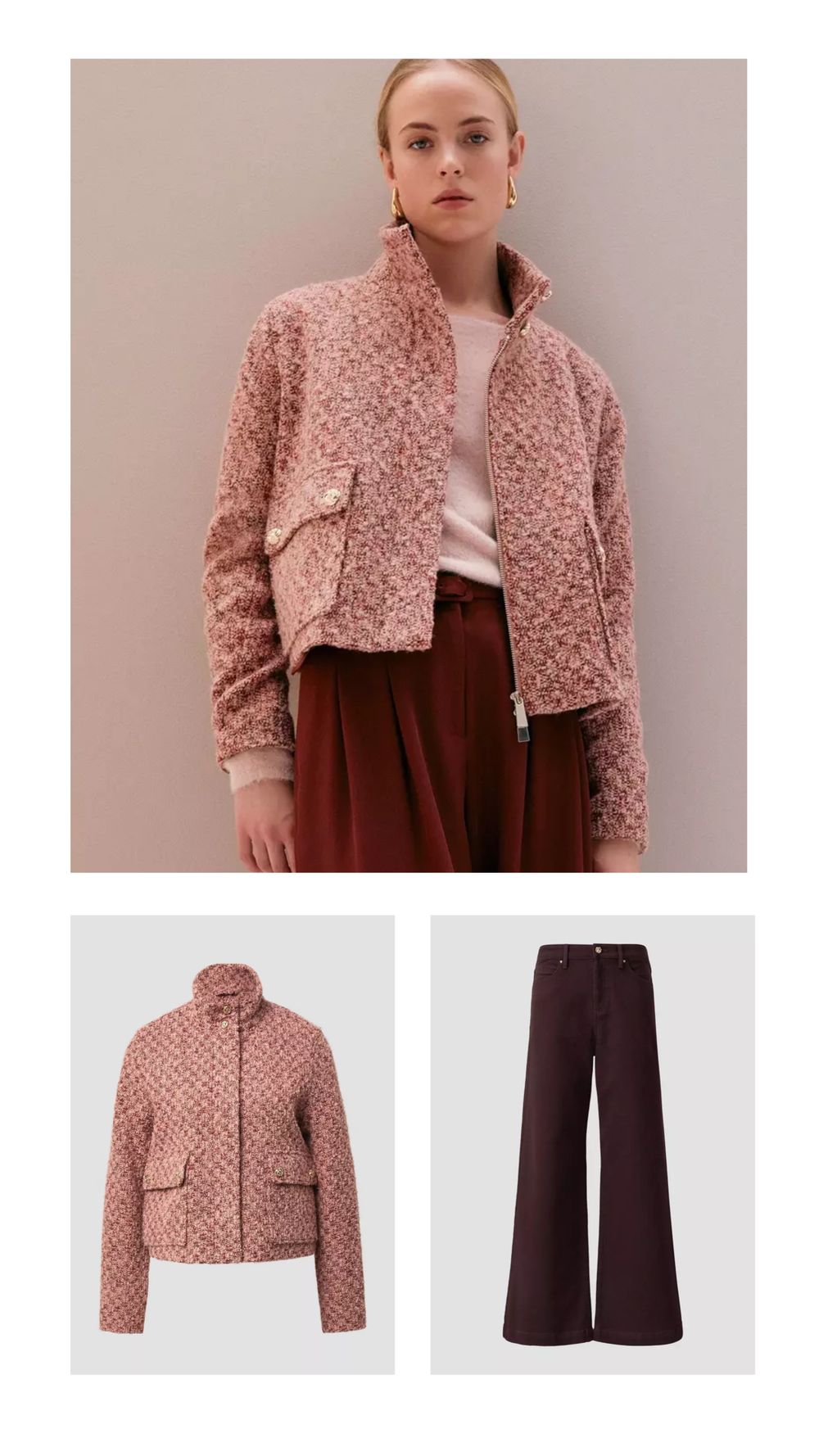 Куртка-букле на подкладке со скрытой молнией s.Oliver BLACK LABEL