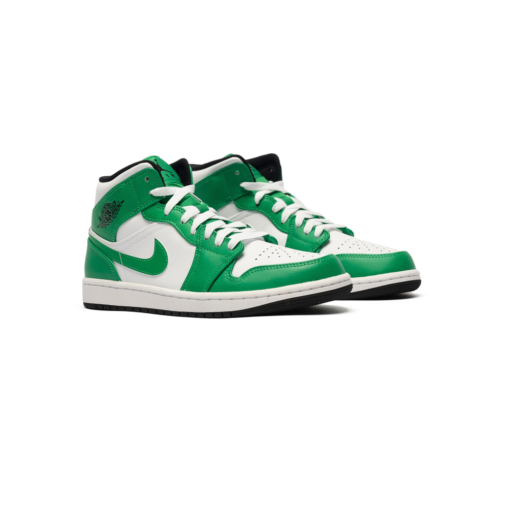 Кроссовки Jordan 1 Mid "Lucky Green"