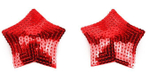 Красные пэстисы-звездочки (Цвет: красный)