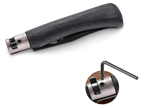 Нож складной Old Bear Total Black XL, сталь 1.4060, PTFE, чёрный ламинат