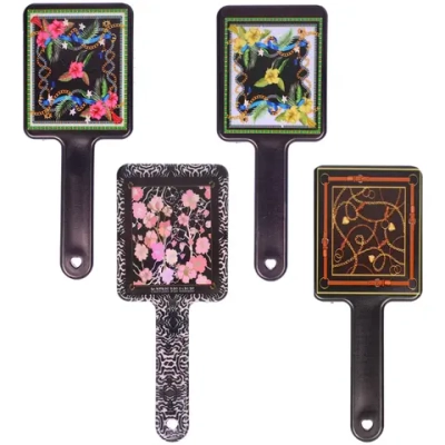 Расческа массажная квадратная форма «КОЛЛЕКЦИЯ ИМАНИ - ЛАНТА», микс 4 дизайна, 22*9см (PVC подвес)