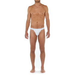 Мужские трусы танга белые HOM CLASSIC Tanga Briefs 400413_400003