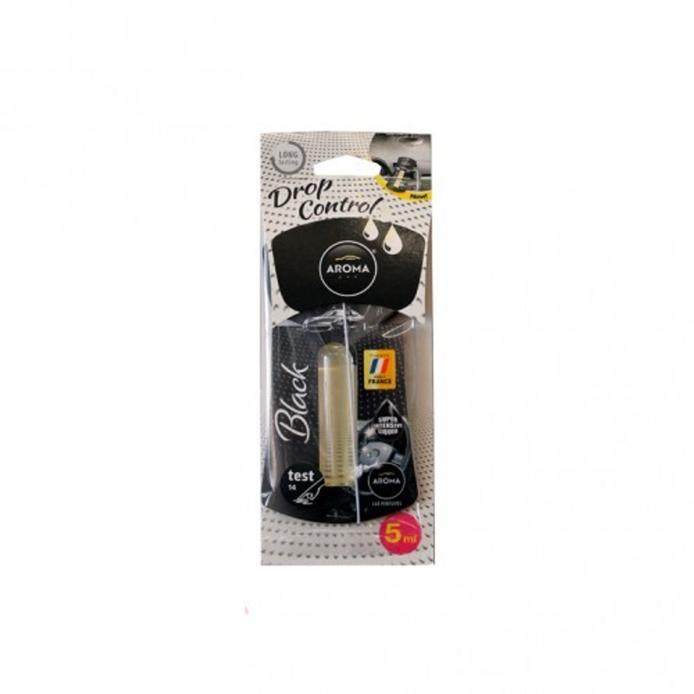 AROMA CAR Ароматизатор мембранный DROP CONTROL Black