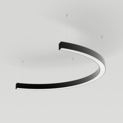 Светильник SP-LINE-HANG-ARC-C3535-D800-34W Warm3000 (BLACK, 230V) (Arlight, Металл) 034016(1)