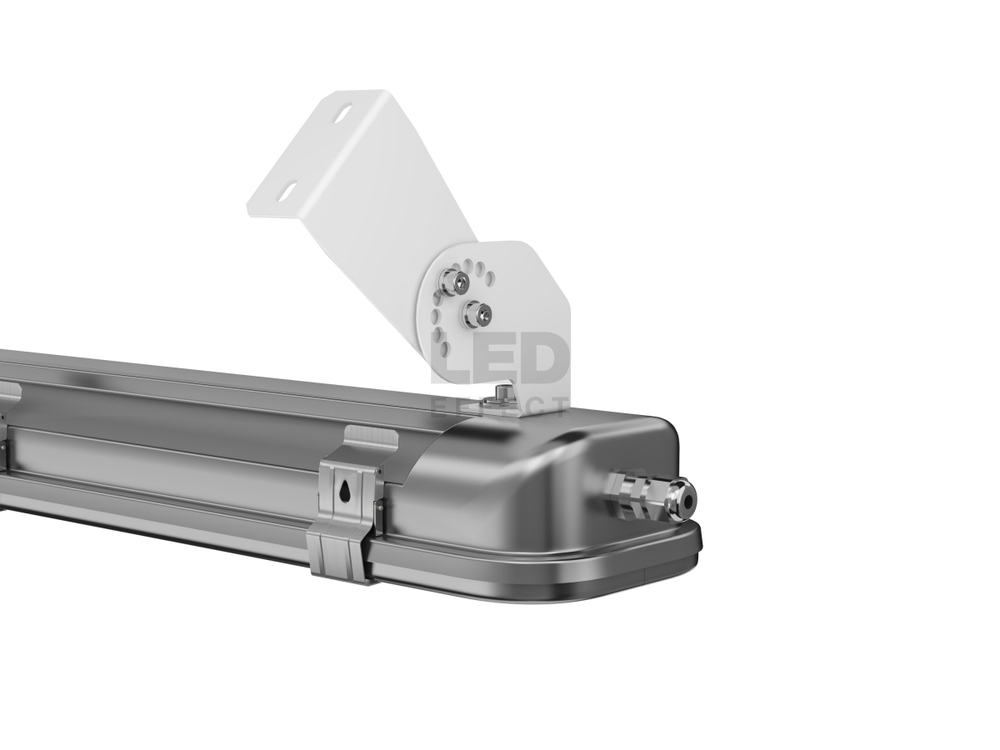 Светильник LED ДСП МЕТАН 25Вт 4200лм 4000К IP65 КСС Д, подвесной (на тросах), БАП 1ч 1283х165х75мм LED Effect