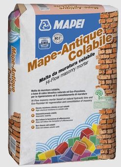 Кладочный известковый раствор Mape-Antique Colabile