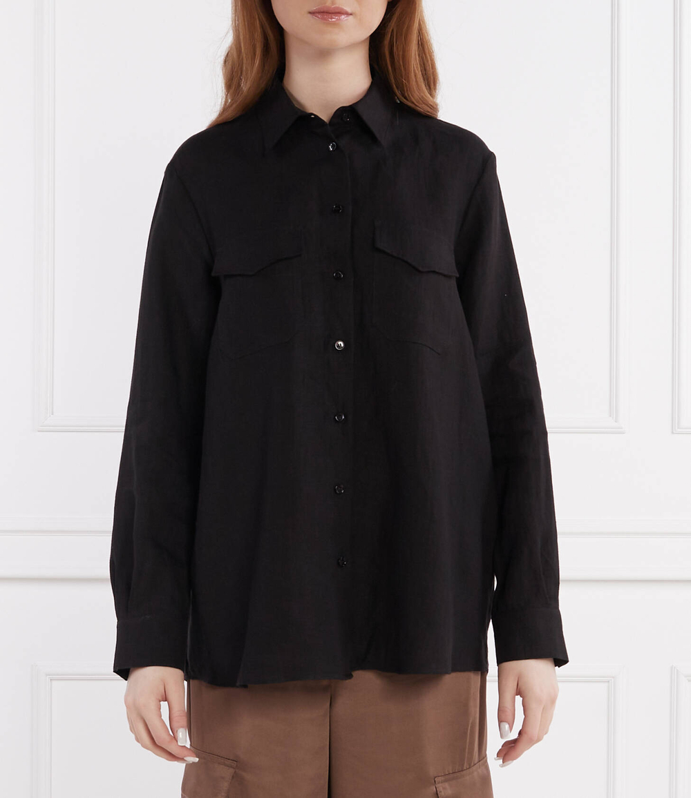 Льняная рубашка ALCIDE Marella - черный(13111142)