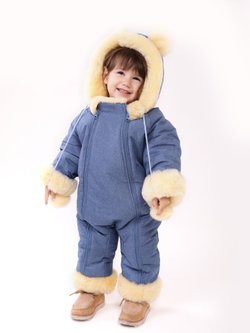 детский комбинезон из овчины