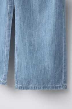 ZARA ДЖИНСЫ WIDE LEG, ГОЛУБОЙ
