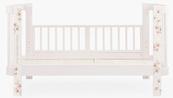 Детская кроватка-трансформер Happy baby Mommy Love в комплекте с расширением 160х70 pink