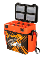 Ящик рыболовный зимний Helios FishBox TROUT оранжевый, с карманами (HS-FB-IML-19-O)