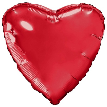 Шар Agura сердце 30" красный #755877