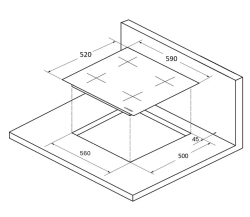 Варочная панель Kuppersberg ICS 604 W