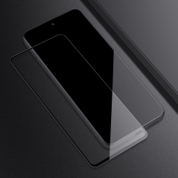 Закаленное стекло 6D с вырезом под камеру для Xiaomi Redmi 12 4G с черной рамкой, G-Rhino
