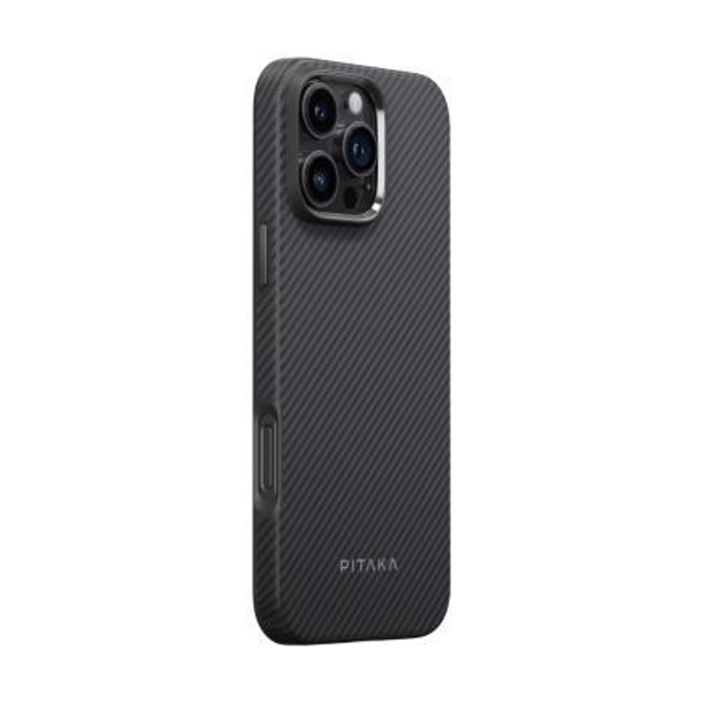 Гибридный чехол из арамидного волокна с поддержкой MagSafe PITAKA Classic Military-Grade Protective Case для iPhone 16 Pro Max