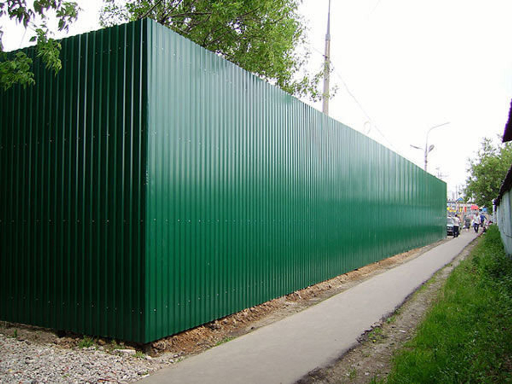 Профлист С-8 Металл 0,4мм RALL 6005 Зеленый мох