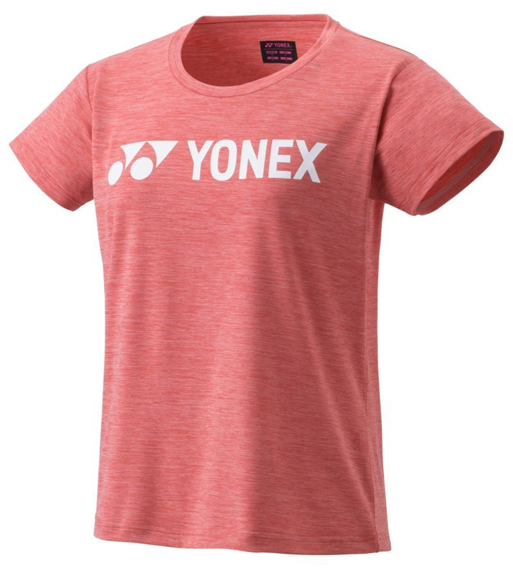 Женская футболка Yonex Tennis Practice T-Shirt - герань розовая