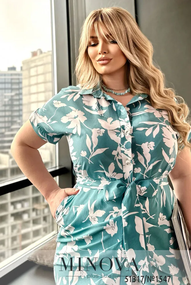 Платье 1547-бирюзовий Minova