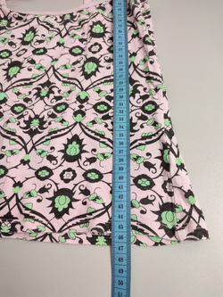 Топ трикотажный с принтом 40 размер