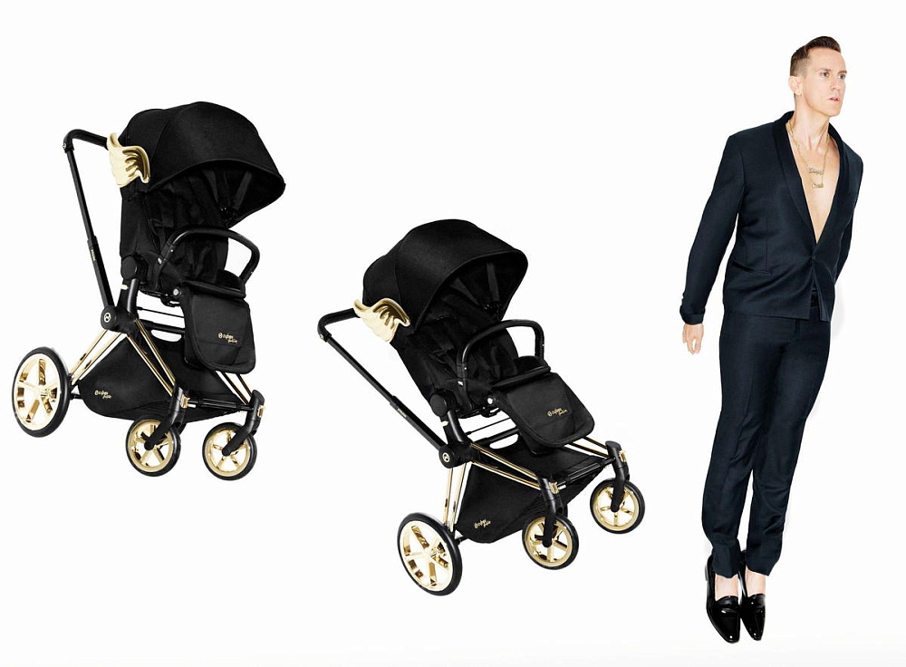 Коляска 2 в 1 Cybex Priam IV Jeremy Scott Wings