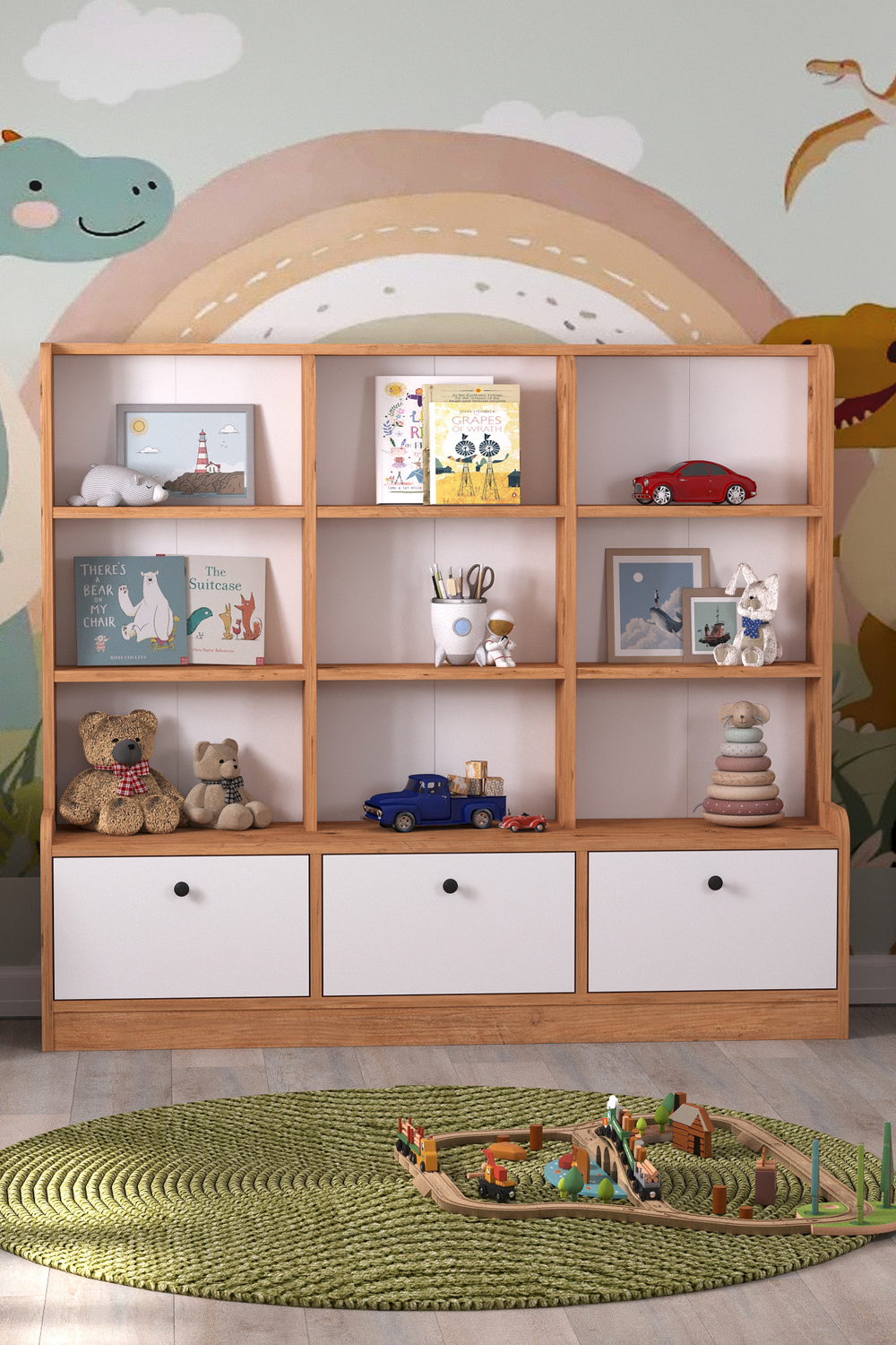 Шкаф для игрушек DEMET - сосна