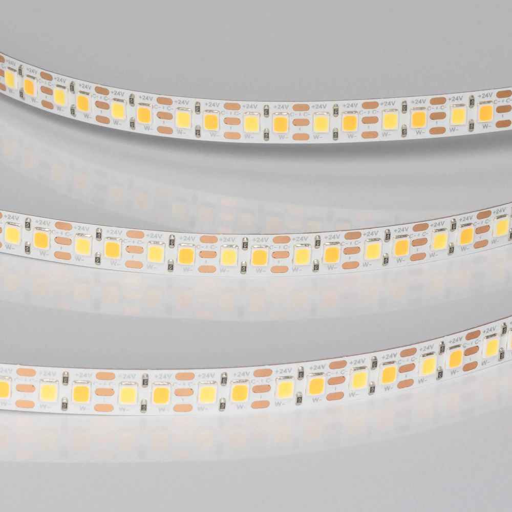 Светодиодная лента UL-A168-8mm 24V White-MIX-CX2 (18 W/m, IP20, 5m) (Arlight, резка 2 светодиода) 058087