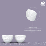 Набор чаш tassen, laughing & tasty, 100 мл, белый, 2 шт.