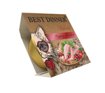 Влажный корм Best Dinner курица с клюквой в желе мясные волокна 75 г