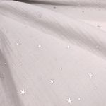 Серый беж с серебряными звёздами