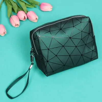 Косметичка прямоугольная «Women secret», цвет зеленый, 18*13*8см