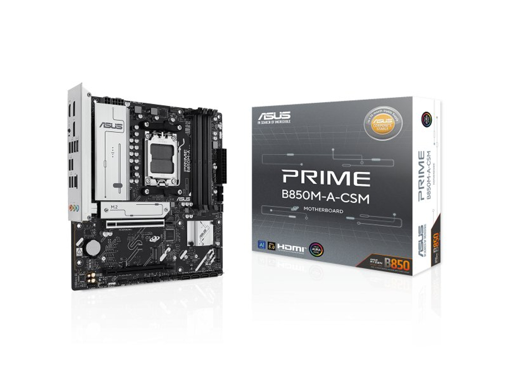 Материнская плата Asus Prime B850M-A-CSM, Socket AM5, AMD B850, mATX, RTL [90MB1LQ0-M0EAYC]