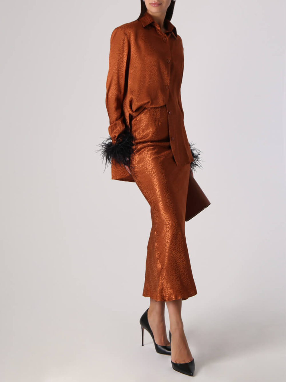 Блуза LEO, терракот